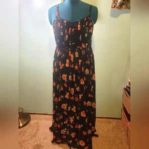 Maxi length sleeveless Torrid dress size 00